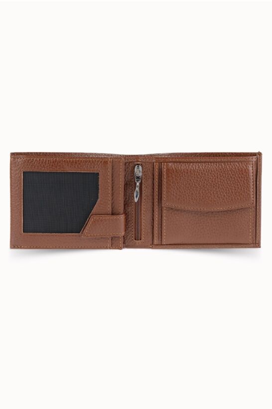 Guard Taba Leather Men's Wallet with Coin Compartment