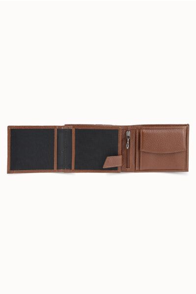 Guard Taba Leather Men's Wallet with Coin Compartment - Thumbnail