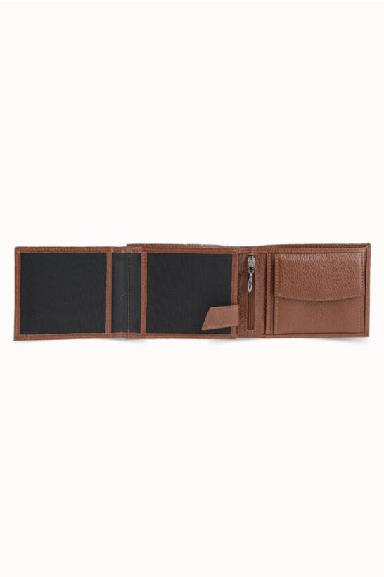Guard Taba Leather Men's Wallet with Coin Compartment