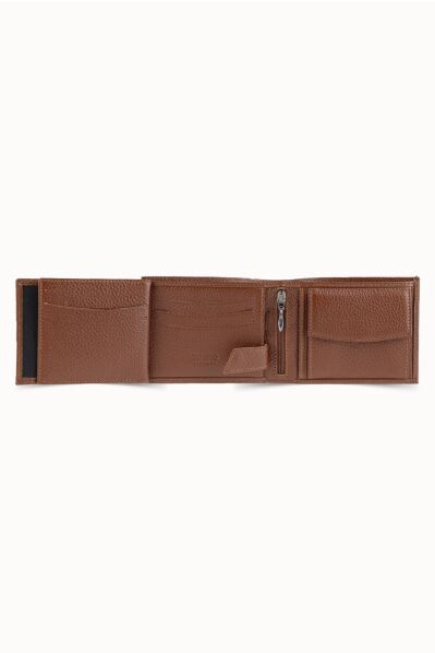 Guard Taba Leather Men's Wallet with Coin Compartment - Thumbnail