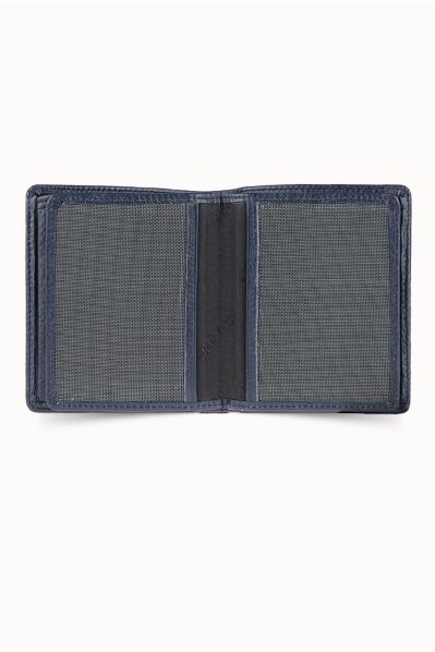 Guard Medium Navy Blue Men's Wallet with Coin Compartment - Thumbnail