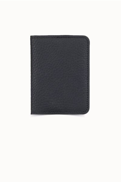 Guard - Guard Minimal Matte Black Leather Card Holder