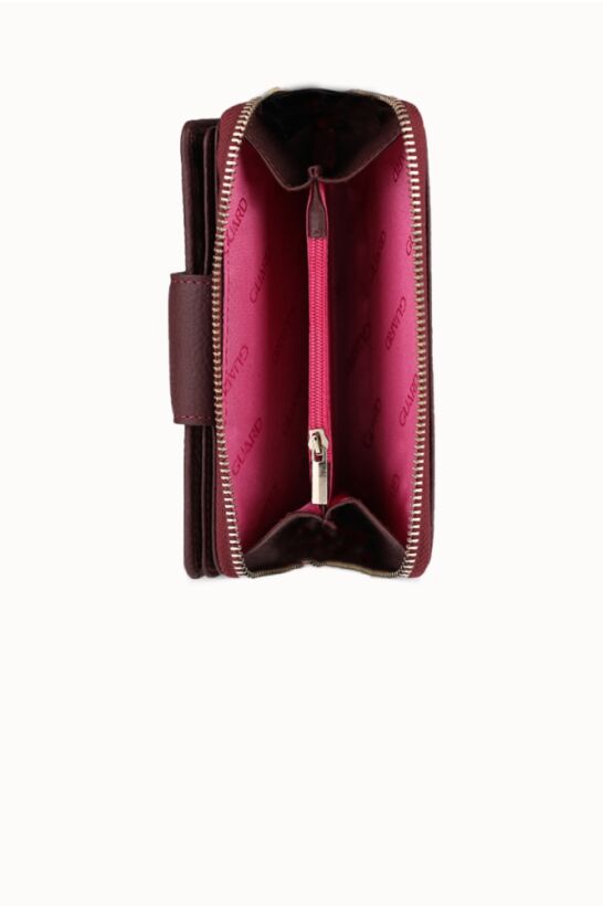 Guard Small Size Purple Leather Women's Wallet