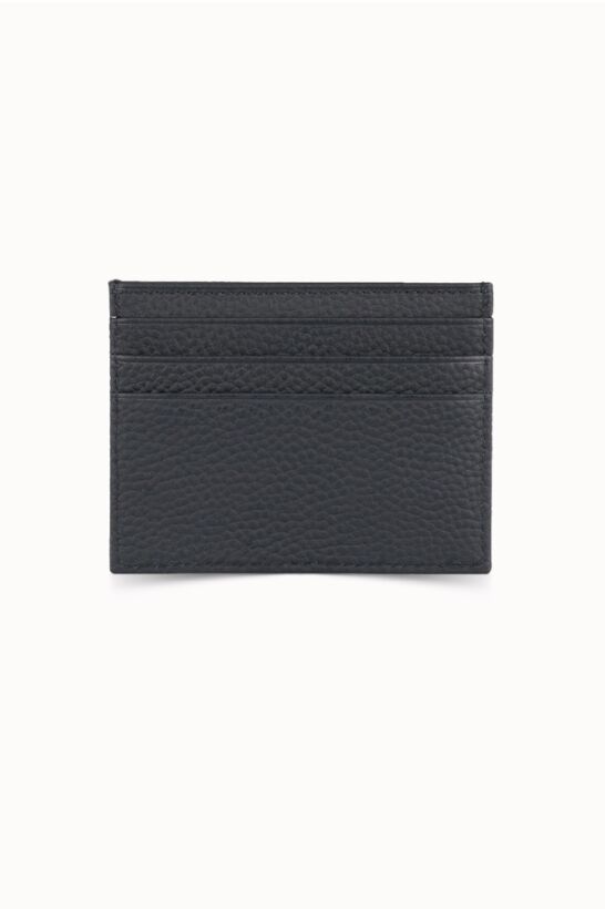 Guard Smart Matte Black Leather Card Holder