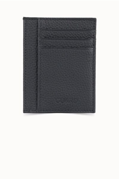 Guard - Guard Smart Matte Black Leather Card Holder