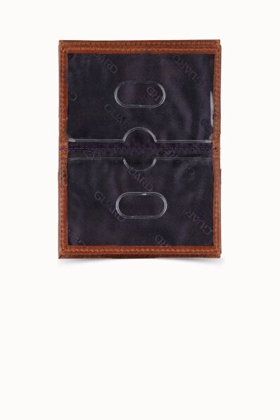 Guard Tan Leather Card Holder - Thumbnail
